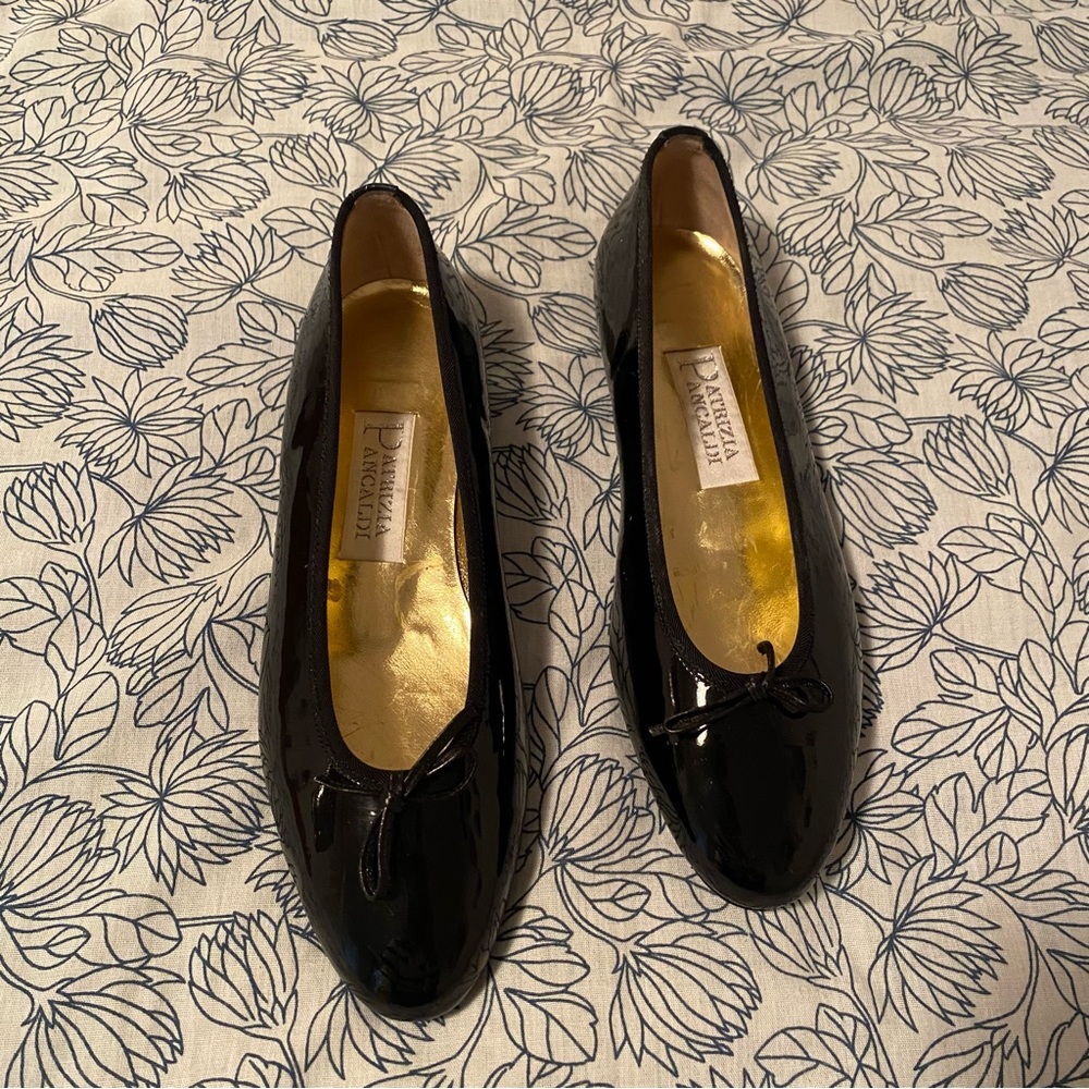 Patrizia Pancaldi black ballet flats